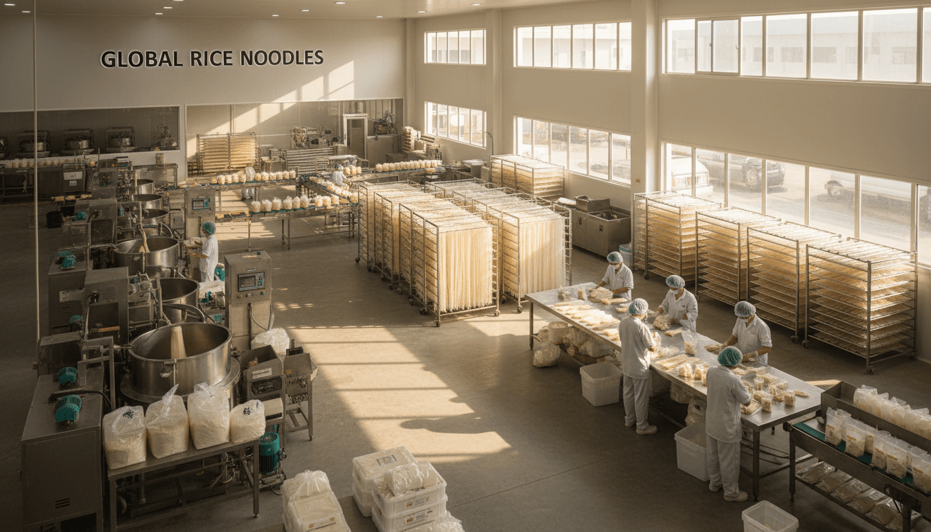 Advanced rice processing equipment at Silver Luna Rice Mill in Yangon